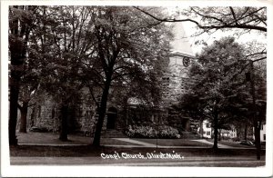 RPPC Congregational Church, Olivet MI Vintage Postcard V80