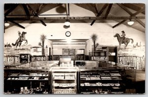 Camp Swift Bastrop Texas RPPC Post Exchange Gift Shop c1940 Photo Postcard T22