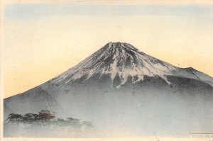 c.'06 Early Japanese Art , View of  Mount Fuji, Trimmed on right, Old Postcard