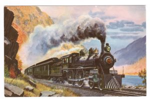 Empire State Express 1893 P&LE Railroad Howard Fogg postcard