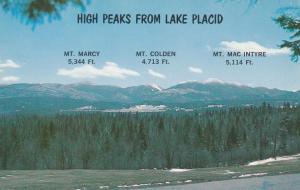 Adirondacks, New York - High Peaks and Mt Marcy from Lake Placid