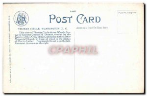 Old Postcard Thomas Circle Washington D C.