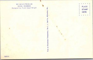 Postcard AERIAL VIEW SCENE Racine Wisconsin WI AM9498