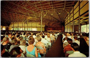 Tanglewood in the Berkshires Music Shed Boston Massachusetts MA Postcard