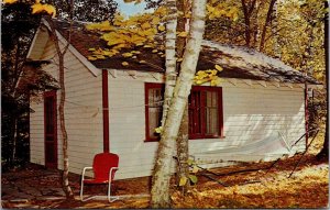 Cabin at Jaeger's Resort on Movil Lake, Bemidji MN Vintage Postcard X49