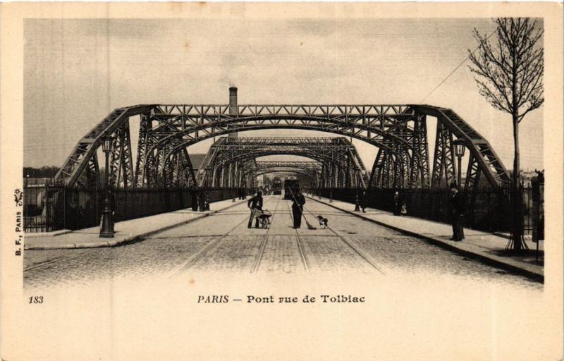 CPA Paris 13e Paris-Pont rue de Tolbiac (311424)