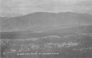 J16/ Frisco Colorado RPPC Postcard c1910 Birdseye View Homes Mountains 79