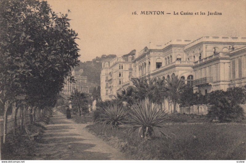 MENTON , France , 00-10s ; Le Casino et les Jardins