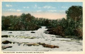 NH - Milton. Salmon Falls River, The Old Flume