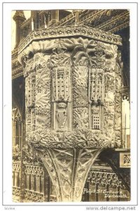 RP, Interior, Pulpit St. Saviour's, Dartmouth (Devon), England, UK, 1920-1940s