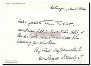 Postcard Modern Jahre Thurgaeur Heimstschutz