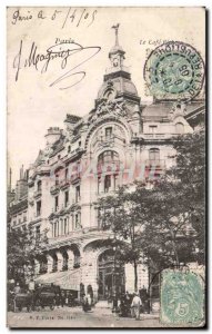 Old Postcard Paris Cafe Riche