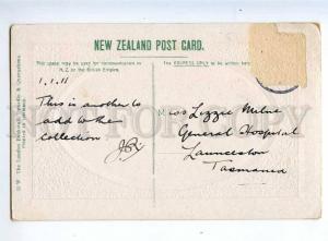 236495 NEW ZEALAND Queenstown Lake Wakatipu Old embossed PC