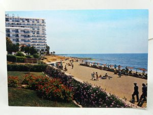 Fontanilla Beach Marbella Spain Vintage Postcard Posted 1969 Malaga Plage