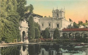 Postcard 1920s California San Diego Balboa Park Admin Bldg Sunny Scenes 24-53