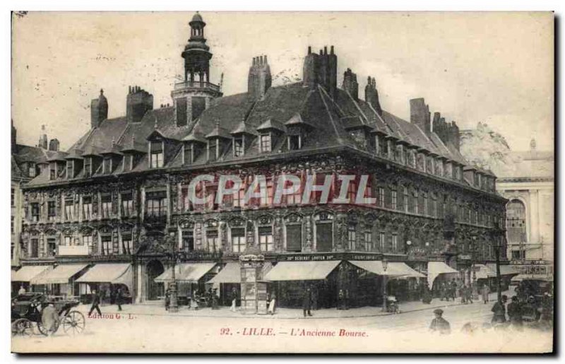 Old Postcard Lille L & # 39Ancienne Exchange