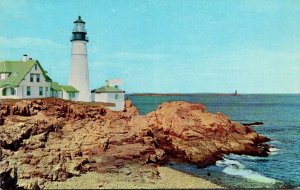 Maine Portland Casco Bay Portland Head Lighthouse