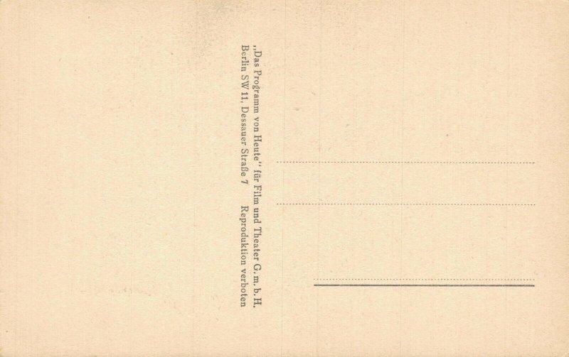 Olly von Flint Austrian Actress Vintage Postcard 08.41