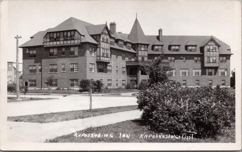 Kapuskasing Inn Kapuskasing ON Ontario Unused Real Photo Postcard E30