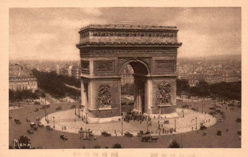 Vintage Postcard 1920's Le Petits Tableaux De Paris France