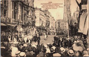 Belgium Antwerpen Juwelenstoet 1923 Praalwagens, Floats Antwerp Postcard C196