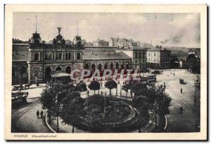 Old Postcard Mainz Hauptbahnhot