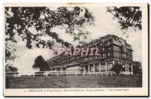 Deauville - New Golf Hotel - Old Postcard