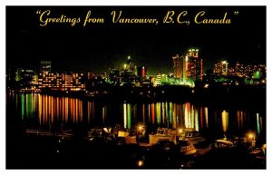 POSTCARD SCENE Vancouver British Columbia BC AT4322