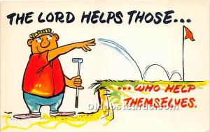 The Lord Helps Those Golf Unused 