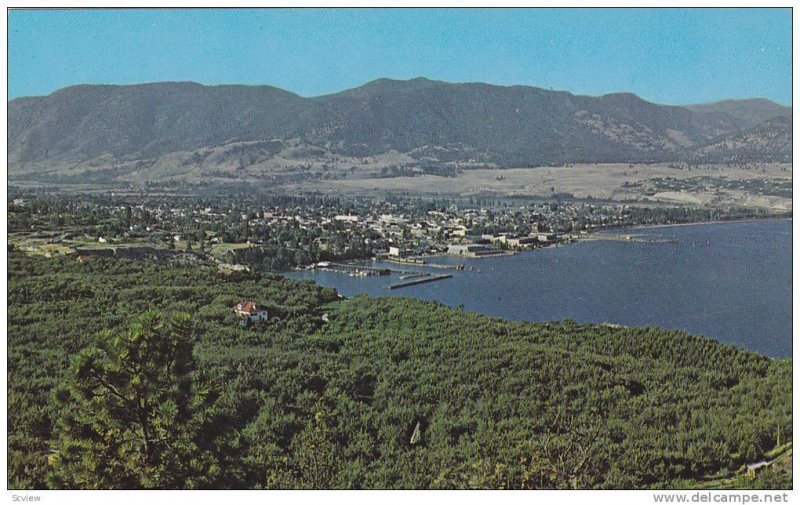 Fruit and flower laden South Okanagan Valley, Okanagan Lake, Penticton, Briti...