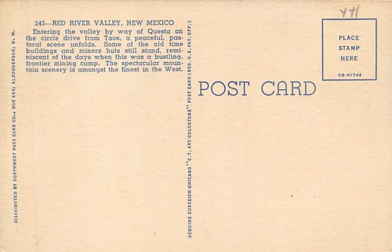 Red River Valley Red River Valley, New Mexico NM