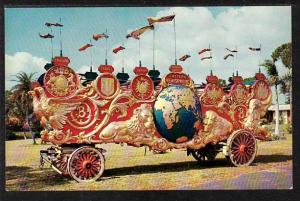 Band Wagon Circus Hall of Fame Sarasota FL Post Card  5457