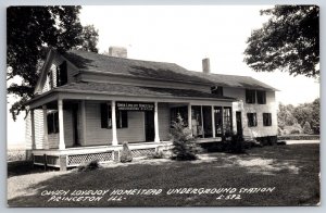 Owen Lovejoy of Albion Maine~Princeton Home~Underground Railroad Conductor RPPC