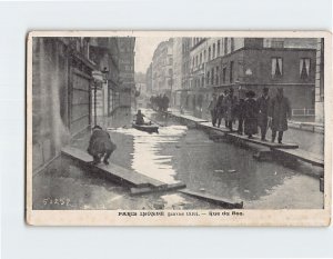 Postcard Rue du Bac Paris Inonde Paris France