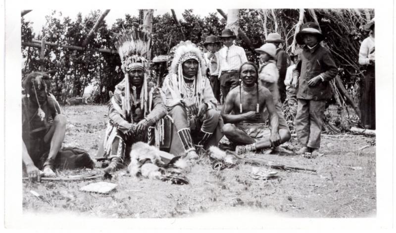 Real Photograph, Indians, Montana, 5 photos