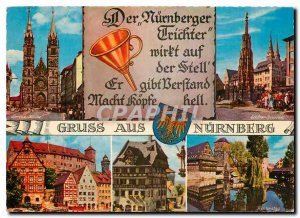 Modern Postcard Gruss Aus Nurnberg