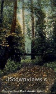 Woodland Park Road - Seattle, Washington WA Postcard
