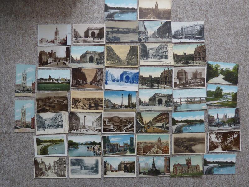 bu0151 - Newcastle , Northumberland - 45 postcards - All Showing