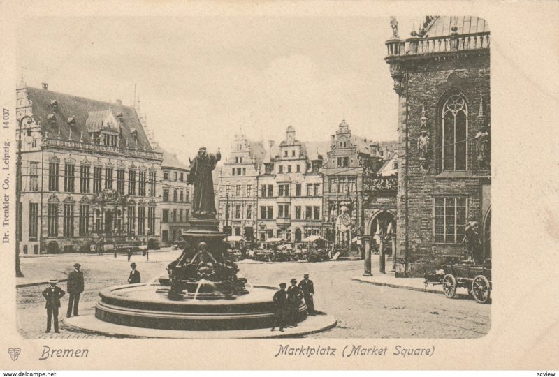 BREMEN , Germany , 1901-07 ; Marktplatz