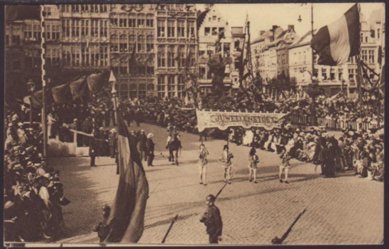 Bandoliers,Parade,Antwerp,Belgium Postcard