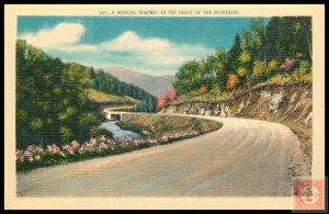 A Winding Roadway in the Heart of the Mountains