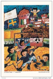 Olympic Games ; ATLANTA 1996 : New Olympic Sport Contest postcard : Rollar Bl...