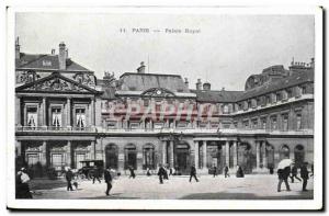 Old Postcard Paris Palais Royal