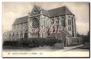 Postcard Old Saint Nazaire The Church