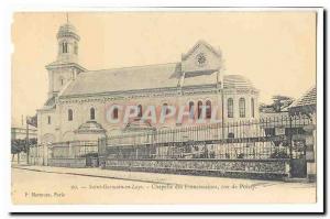 Saint Germain en Laye Postcard Old Chapel of Poissy the Franciscans Street (a...