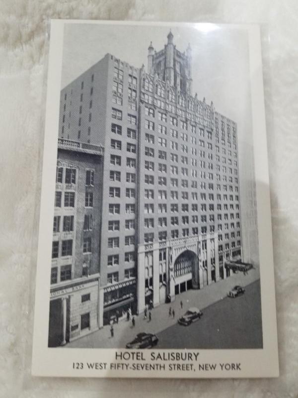 Antique Postcard, Hotel Salisbury  New York