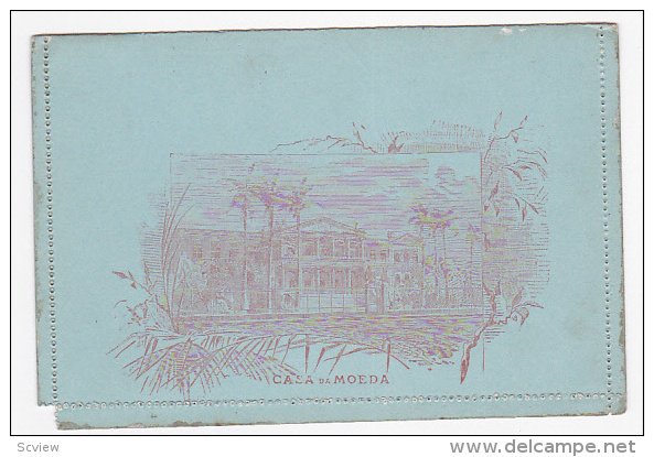 Postal Card , Casa de Moeda , Brazil , 1880-90s