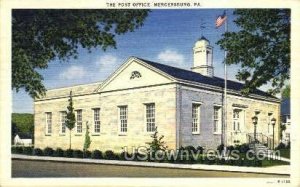 Post Office, Mercersburg - Pennsylvania PA  