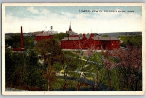 C1915 Postcard General View Of Soldiers Home Civil War Veterans Birdseye MN