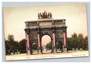Vintage 1910s Postcard Paris, L'Arc de Triomphe du Carrousel 